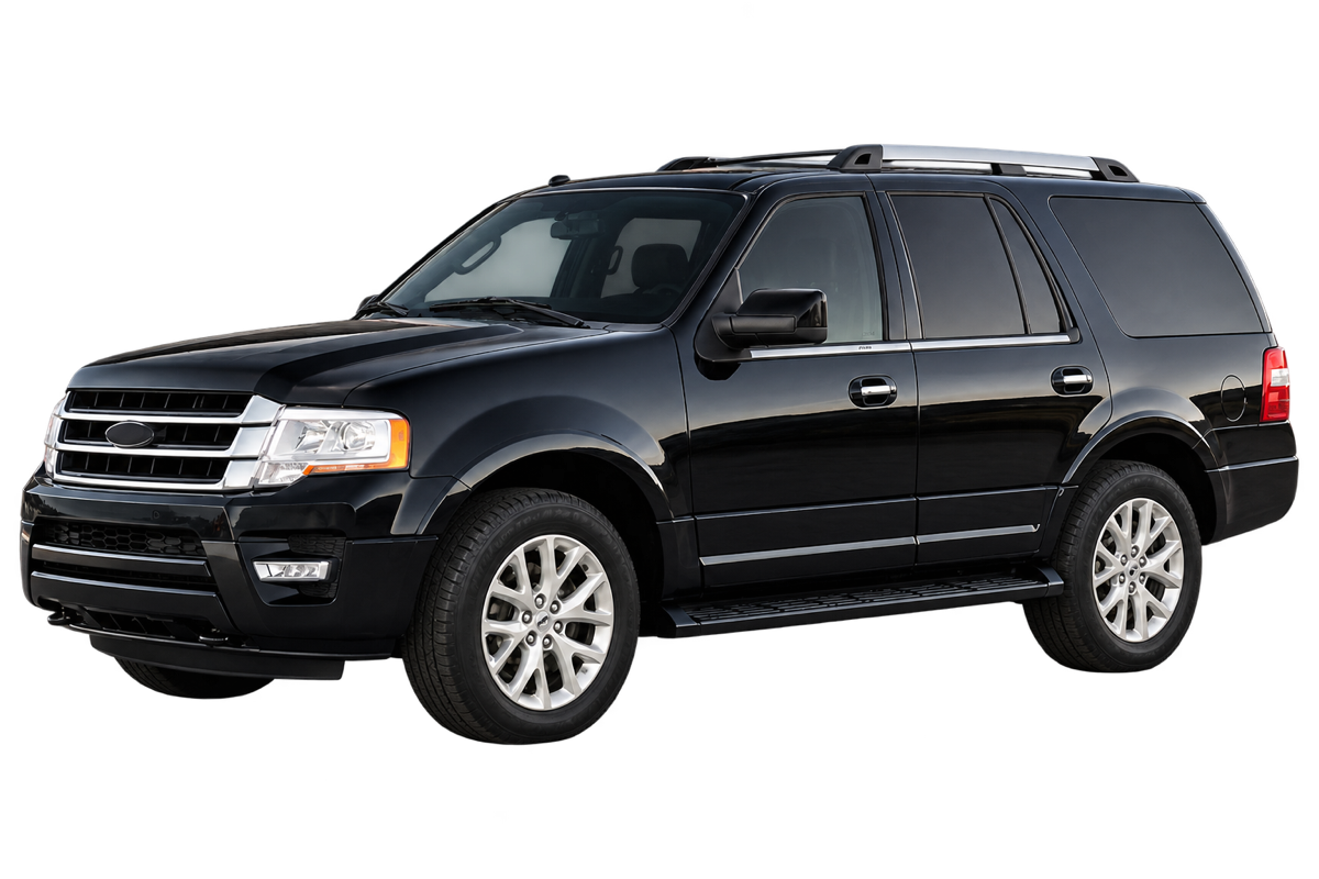 Full view of black 2017 Ford Expedition Limited
